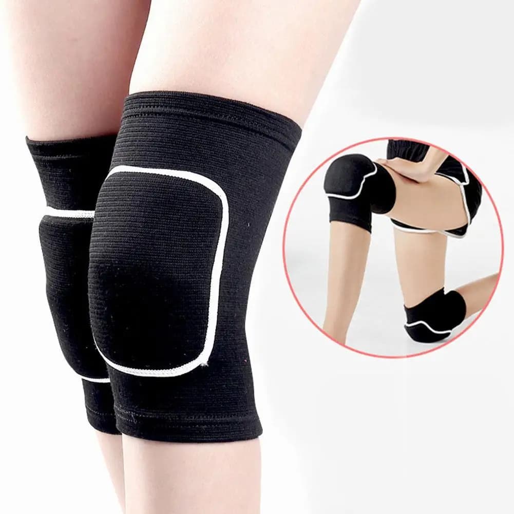1 paio di ginocchiere antiscivolo, ginocchiere morbide, manica di compressione traspirante per la danza, pallavolo, basket, corsa