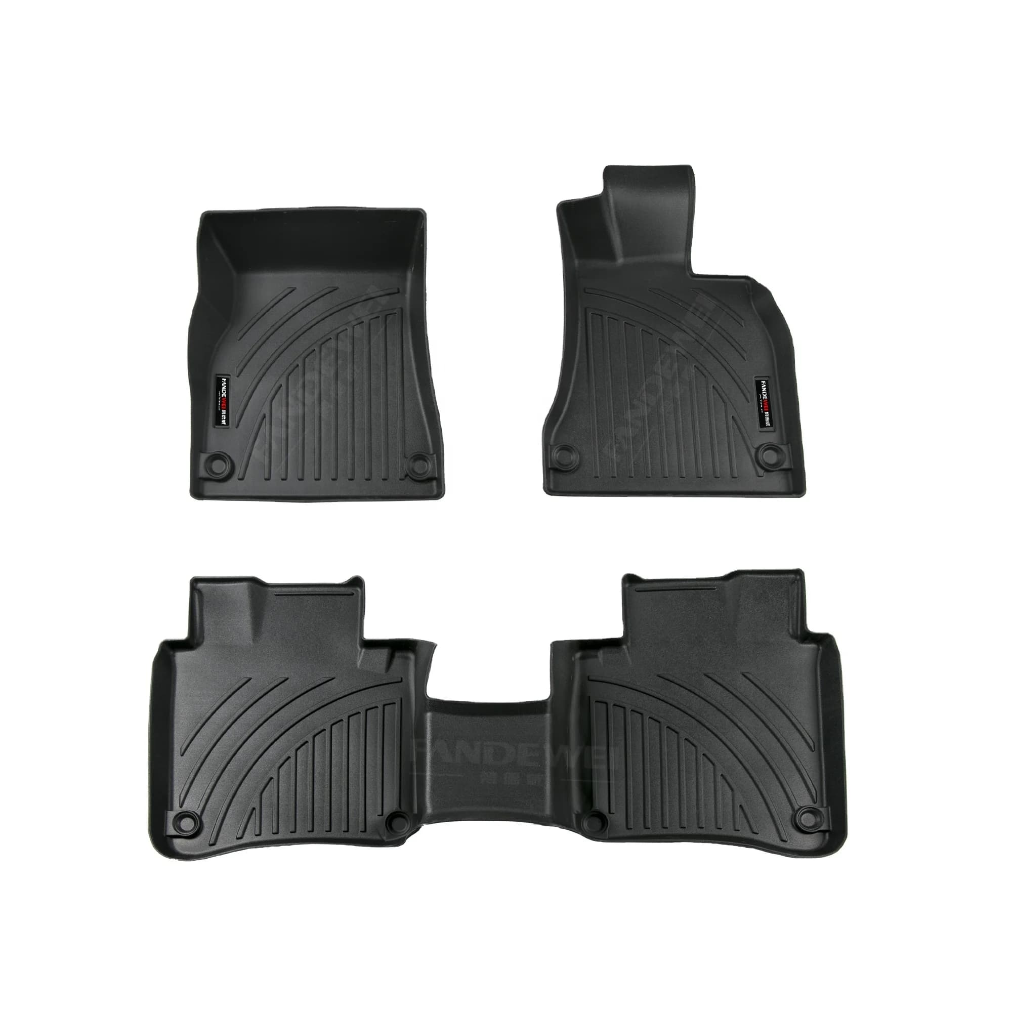 Tappeto per RHD BMW 320i 2008+ TPV Tappetino per auto in gomma antiscivolo impermeabile