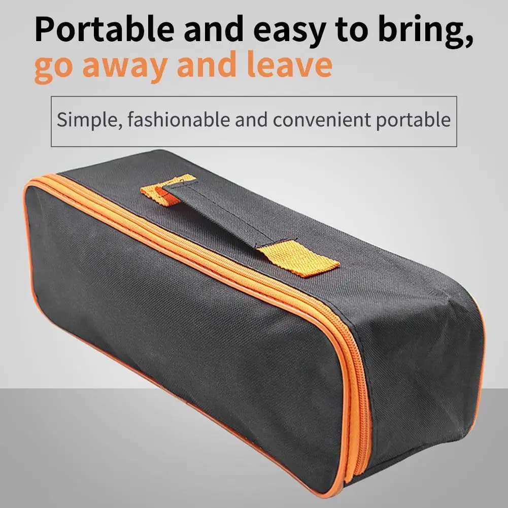 3 Sizes Tool Pouch With Zipper,Tool Bag For Screw Plier Wrench Screwdriver Mechanic Car Vacuum Hand Power Tool Storage Organizer