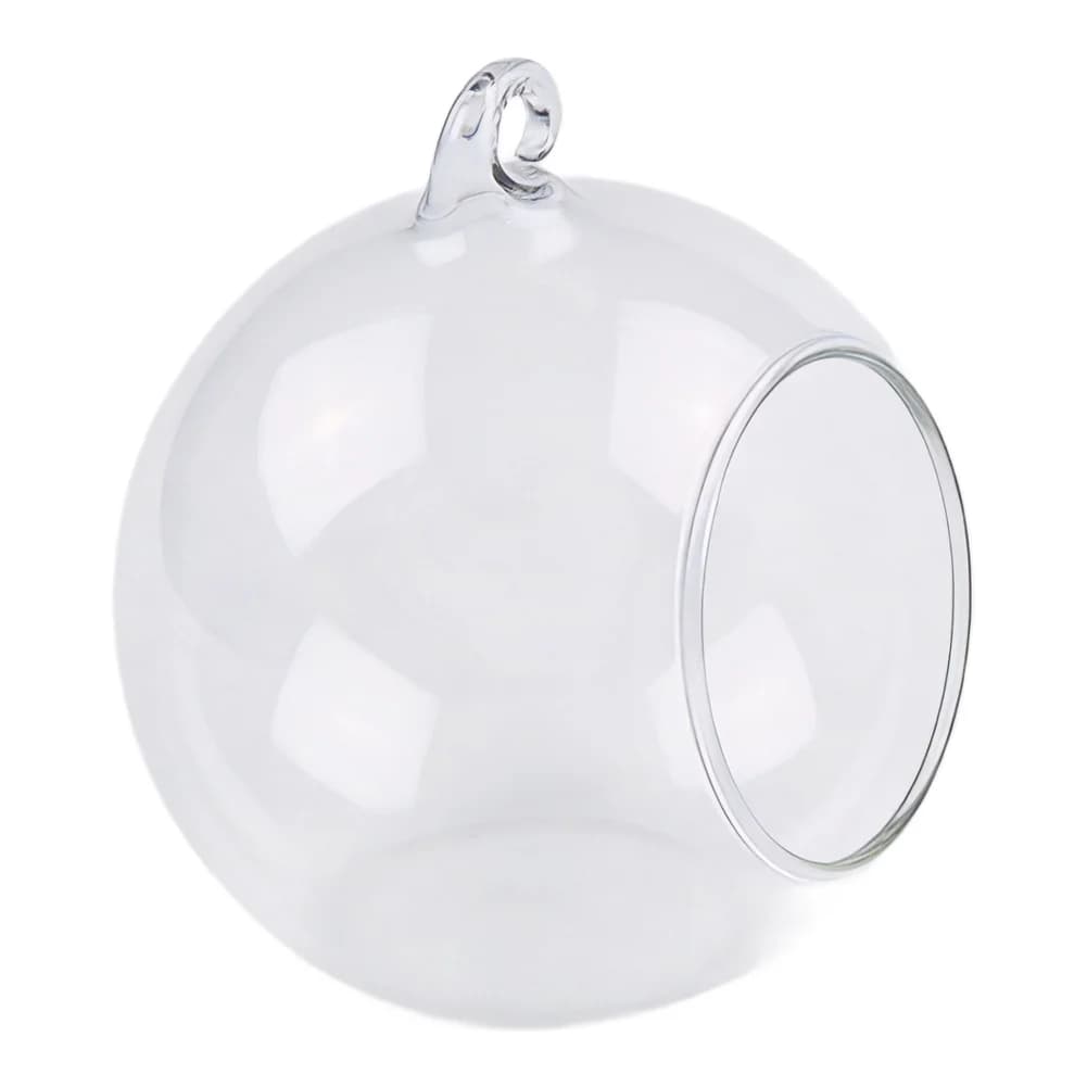 Brand New Garden Glass Ball Hanging Plant Vase Wedding Container Decoration Flat Bottom Flower Indoor Succulent