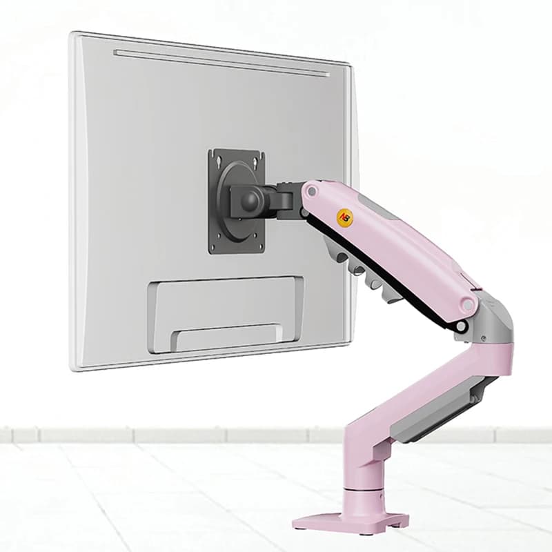 Supporto per monitor NB adatto per monitor per computer da 4,4 a 19,8 libbre Supporto regolabile con rotazione inclinabile Funzione girevole Supporto da tavolo NB F80