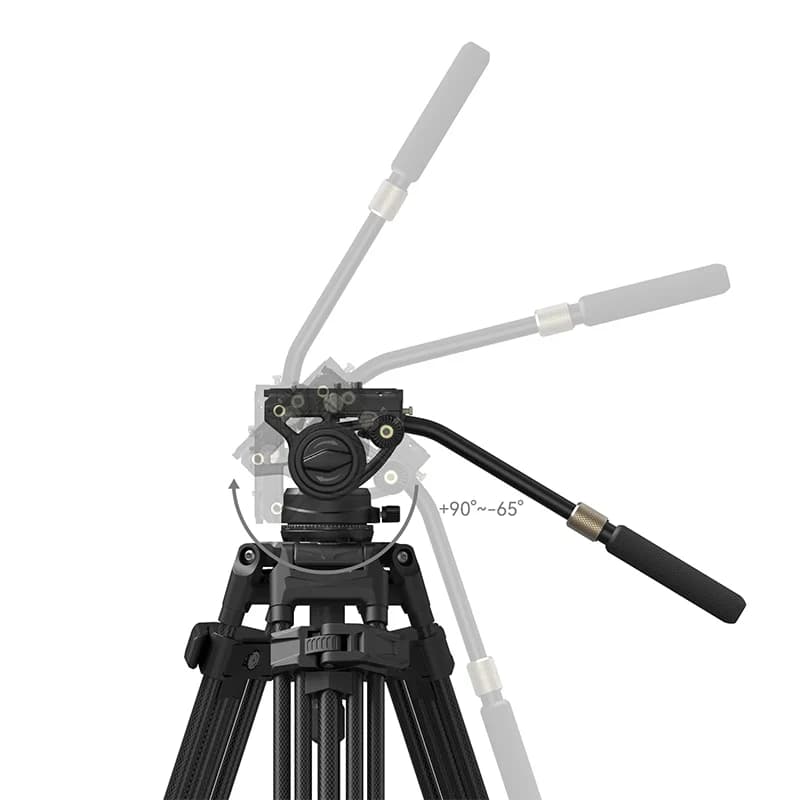 SmallRig AD-80S Heavy-Duty Tripod Kit FreeSpeed One-Step Locking And Quick Adjustment Carbon Fiber Tripod 5111