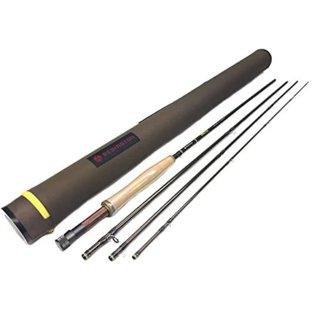 Canna da Pesca in Acqua Dolce 9'0 a 4 Sezioni, Azione Media-Veloce, con Custodia