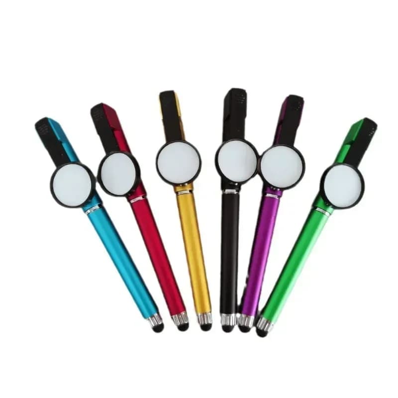 10 pezzi stampa a sublimazione penna gel vuota logo personalizzato immagine penna regalo fai da te stampata personalizzata con supporto per telefono stilo touch screen