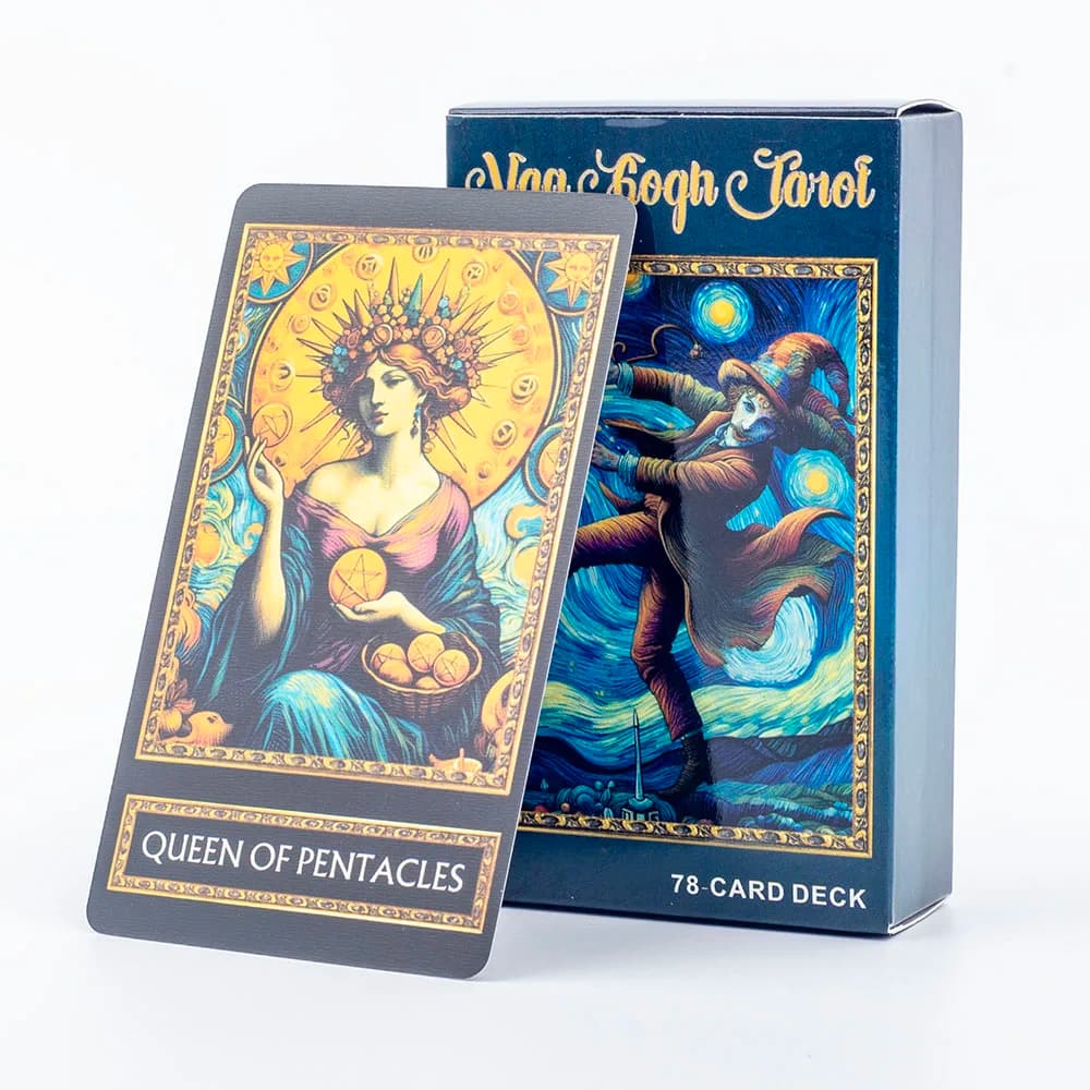 Van Gogh Tarocchi 78 Mazzo di carte Giochi da tavolo Illustrazione Divinazione Saggezza Carte Oracle Festa Giocattolo da tavolo Intrattenimento Tempo libero
