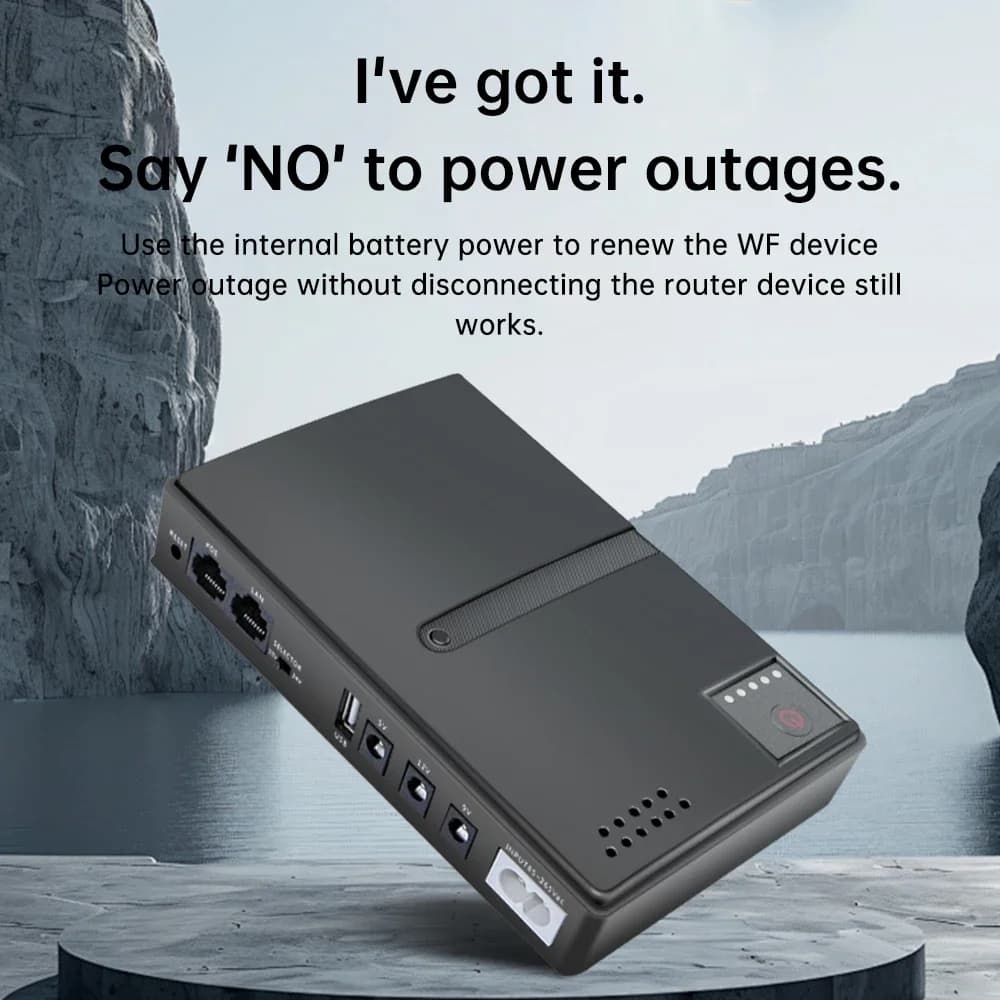 1018L portable continuity group DC Battery-Free UPS Power Router Integrated Cat Adapter 5V9V12V/15V/24V