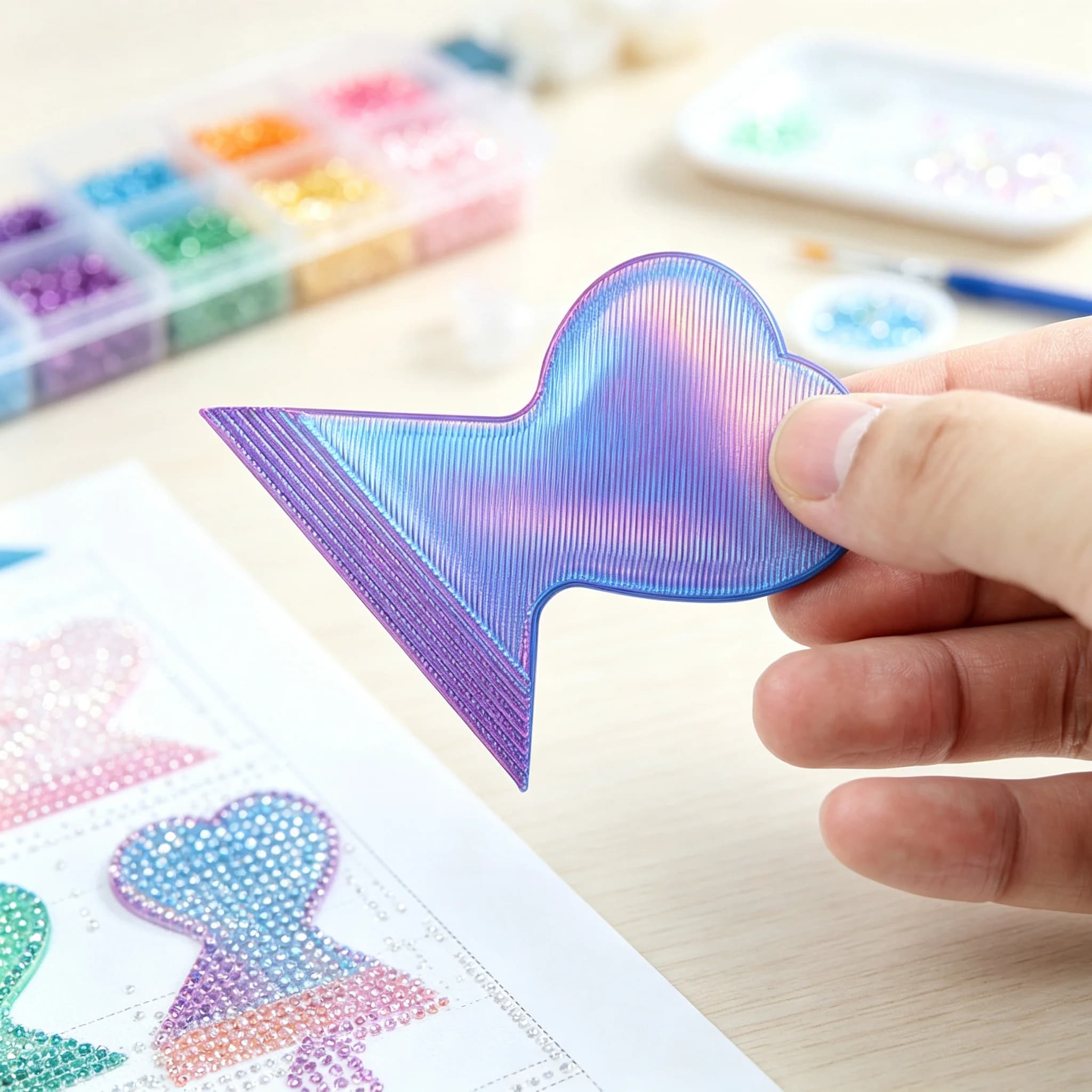 Diamond Painting Pressing Sheet | DIY Diamond Painting Leveling Tool | Reinforcing and Flattening Tool for Diamond Points