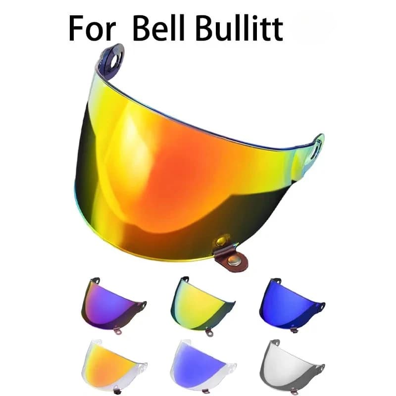 Adatto per Bell Bullitt Visiera per casco Parabrezza Accessori per casco moto Lenti elettrolitiche universali diurne e notturne