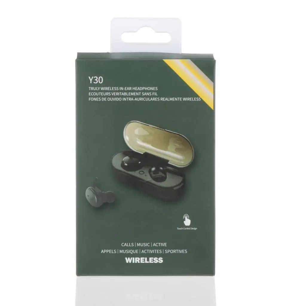 Mini Sports Y30 9D Stereo Bluetooth 5.0 TWS Auricolari Cuffie Impermeabili IPX5
