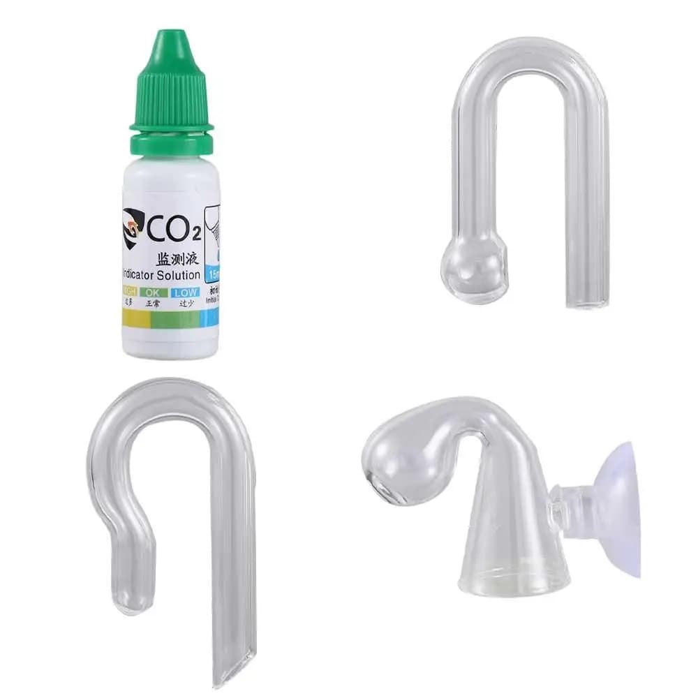 Long Term Fish Tank Tester Monitor For Aquatic Plants Aquarium Indicator Monitor CO2 Diffuser Glass Drop Checker CO2 Monitor