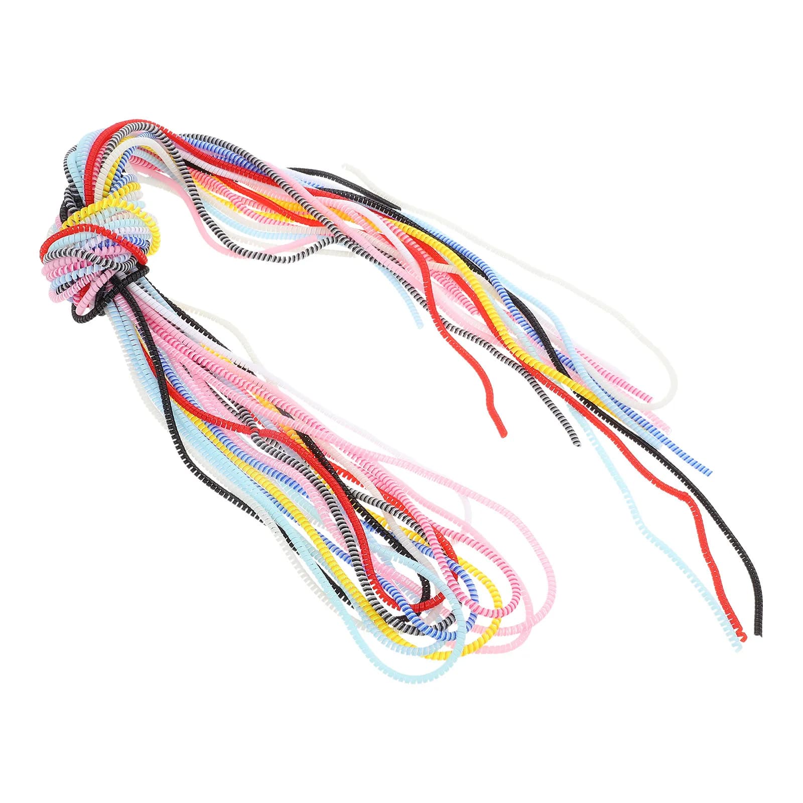 Set di 12 Protezioni a Spirale per Cavi, per Cavi Dati, Telefoni, Laptop, Mouse, Previene Morbidi e Cattivi effetti come la torsione, l'annodatura, l'abrasione e la polvere