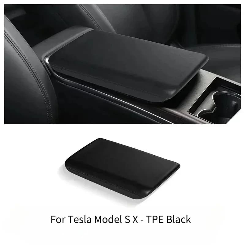 Copertura Protettiva per Bracciolo Tesla Model X Model S 2023-2025, Protezione per Console Centrale in TPE, Accessori Auto