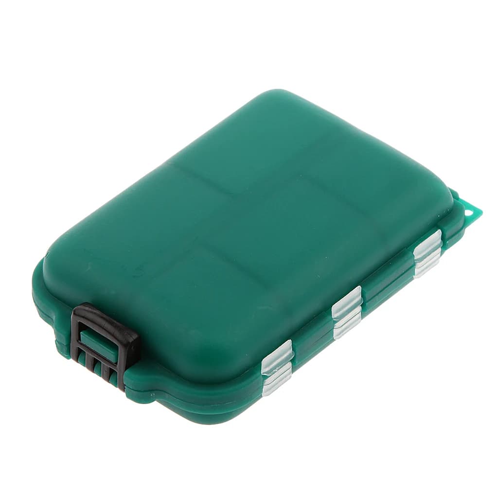 Multifunctional fishing accessories box Compact organizer for plastic equipment for hooks, baits and storage solution