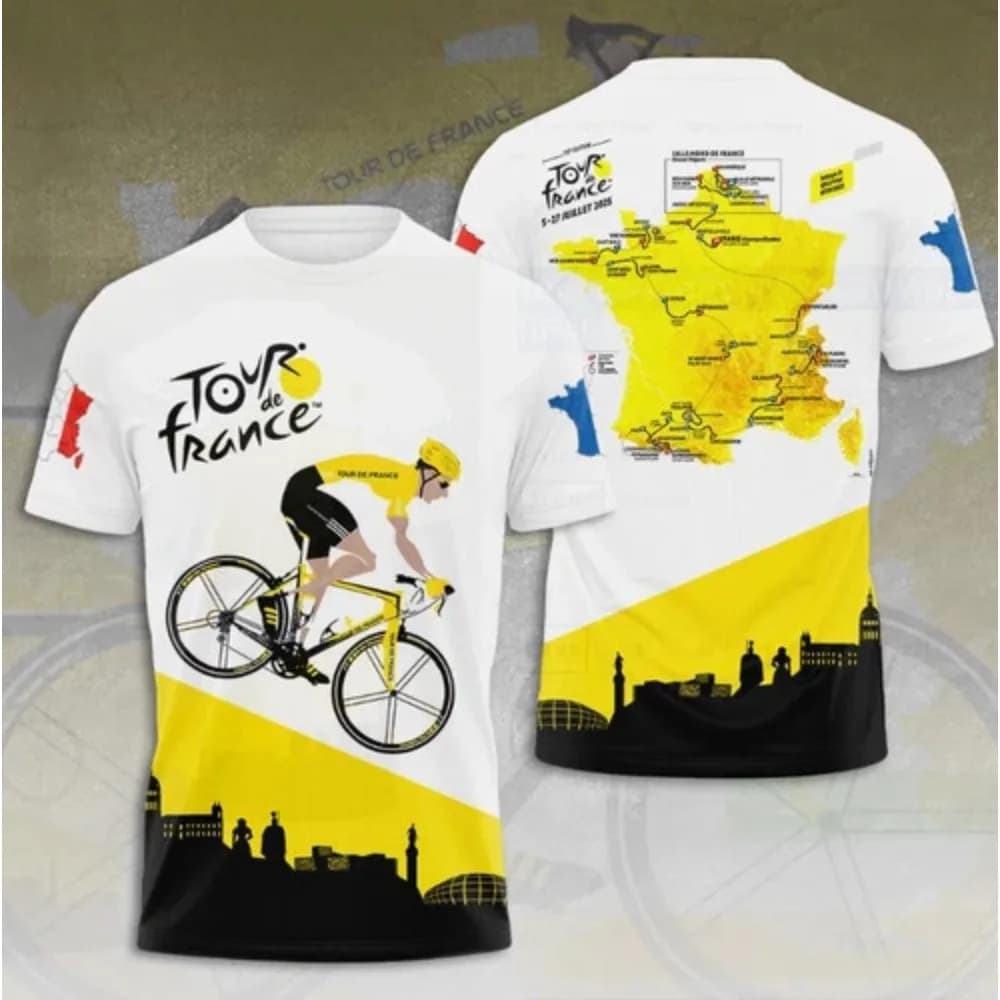 Tour De France 2025 Racing T-shirt with 3D print all over 2025 Short-sleeved short-sleeved short-sleeved short-sleeved short-sleeved short-sleeved short-sleeved short-sleeved short-sleeved short-sleeved short-sleeeved short-sleeeeeeeeeeeeeeeeeeeeeee