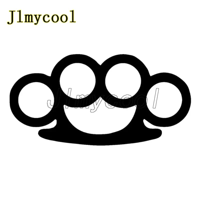 15.5 cm * 7.8 cm Nocche Creative Car Styling Adesivo in vinile Adesivo da parete nero One Piece Decorazione della casa Adesivo per decalcomanie