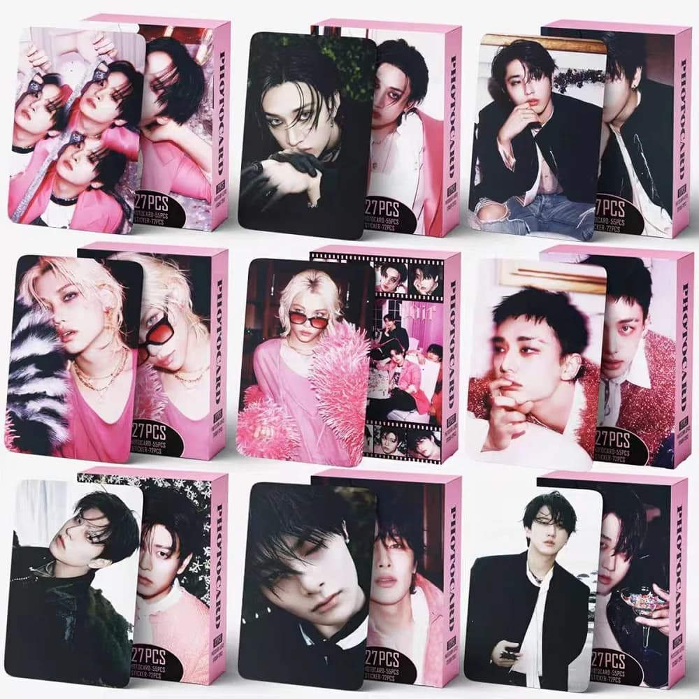 127 K-pop gruppo Stray Kids nuovo album Lomo card 2026 nuovo DO IT rosa serie foto cartoline da collezione fan regali