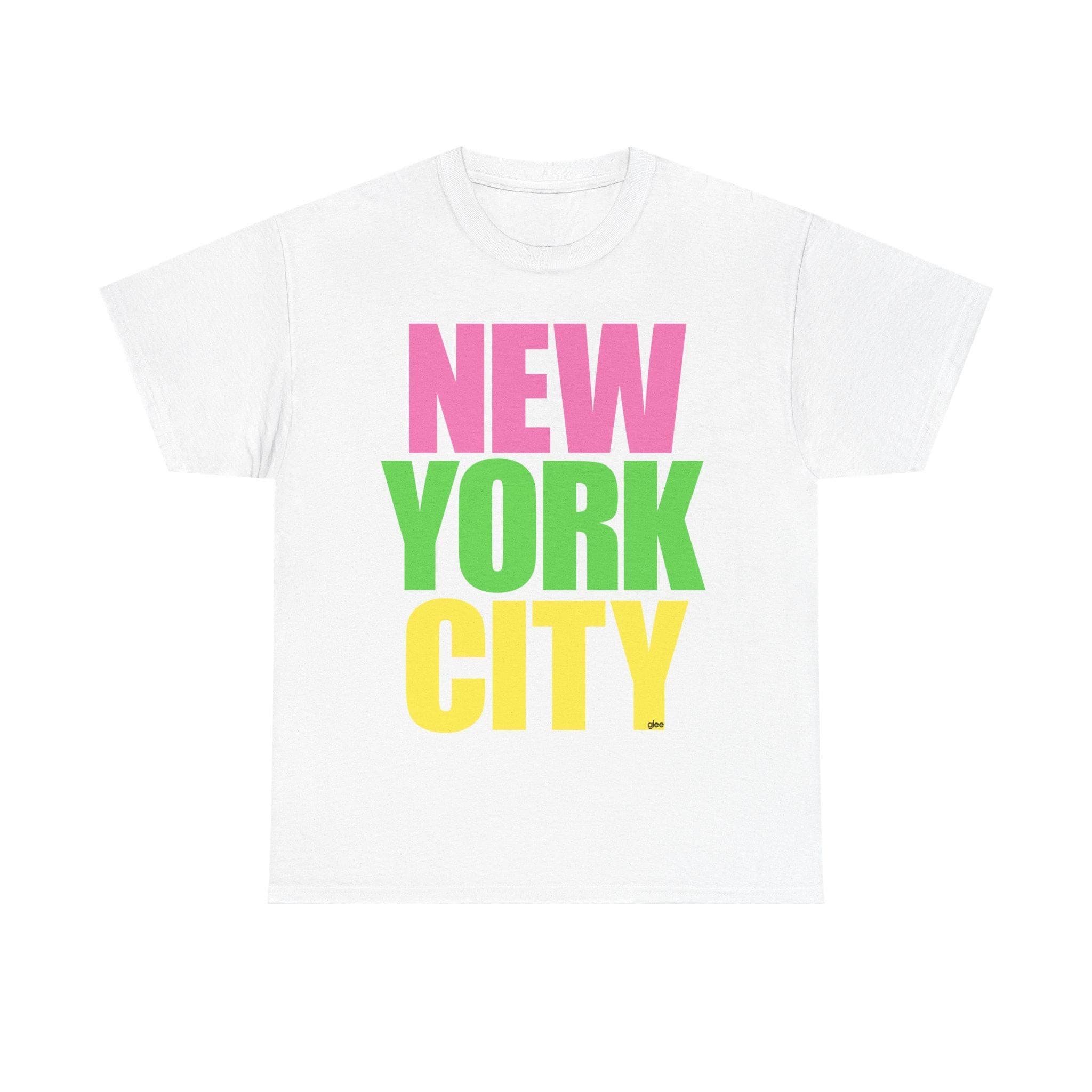 2026 Hot Selling Summer Ladies' Glee New York City T-shirt, Round Neck Simple Printed Retro Unisex Ins Y2k T-shirt