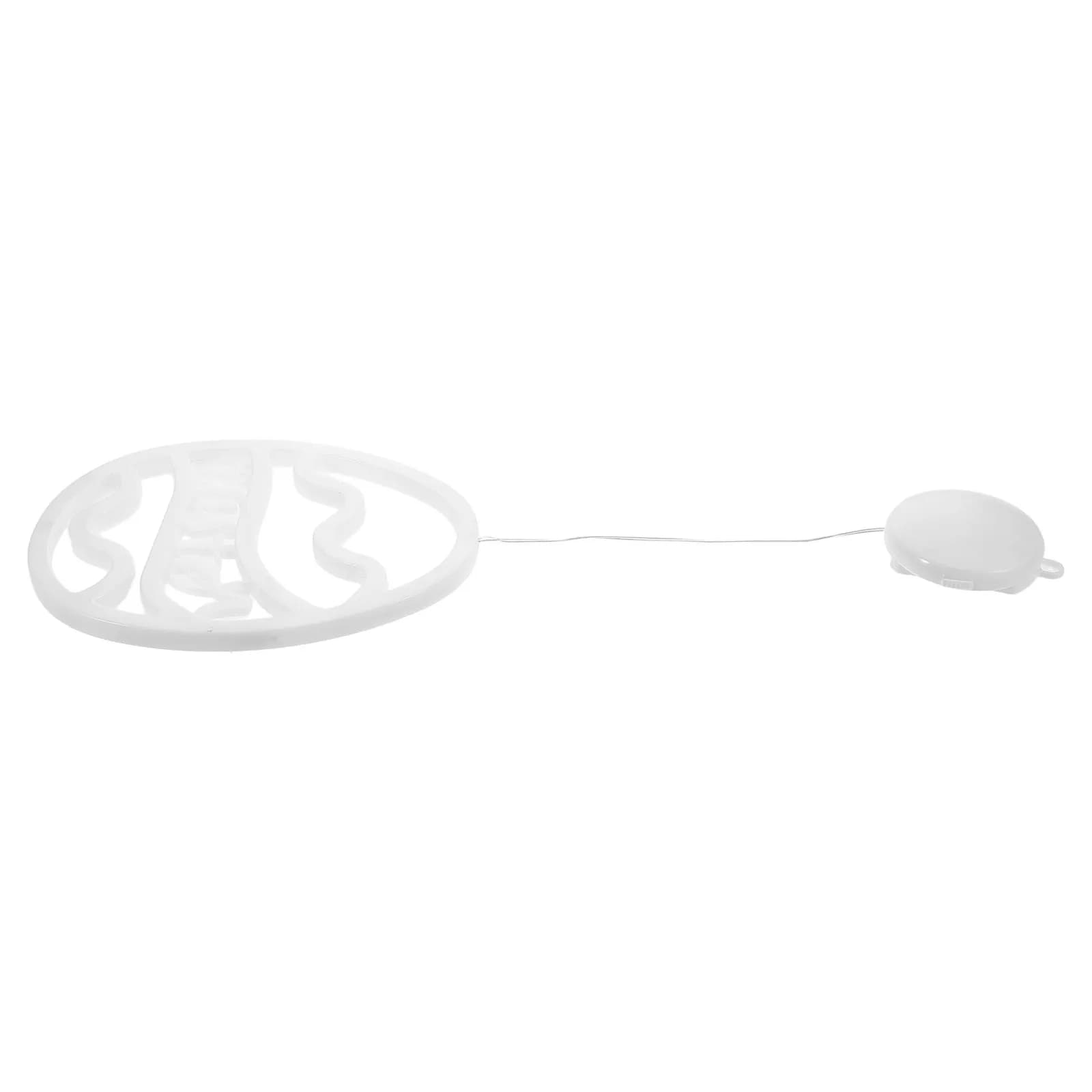 Luce LED a Forma di Uovo di Pasqua, Lampada Luminosa Vibrante con Ventose per Finestre, Decorazione da Tavolo, Luce Notturna Festiva per Feste