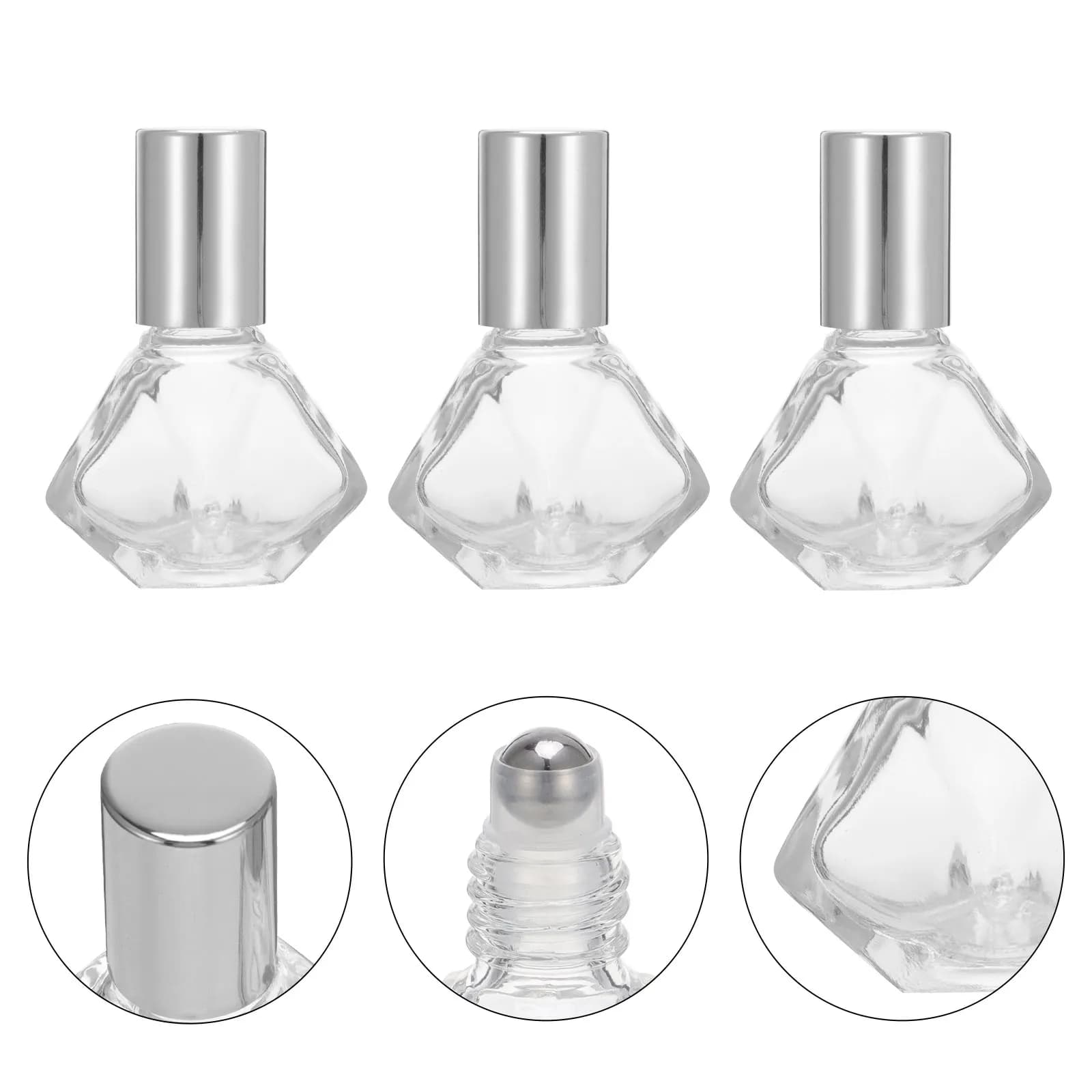 12 flaconi roll-on in vetro da 8 ml per oli essenziali, a prova di perdite, compatti per viaggi, miscelazione di profumi, massaggi e cura della pelle