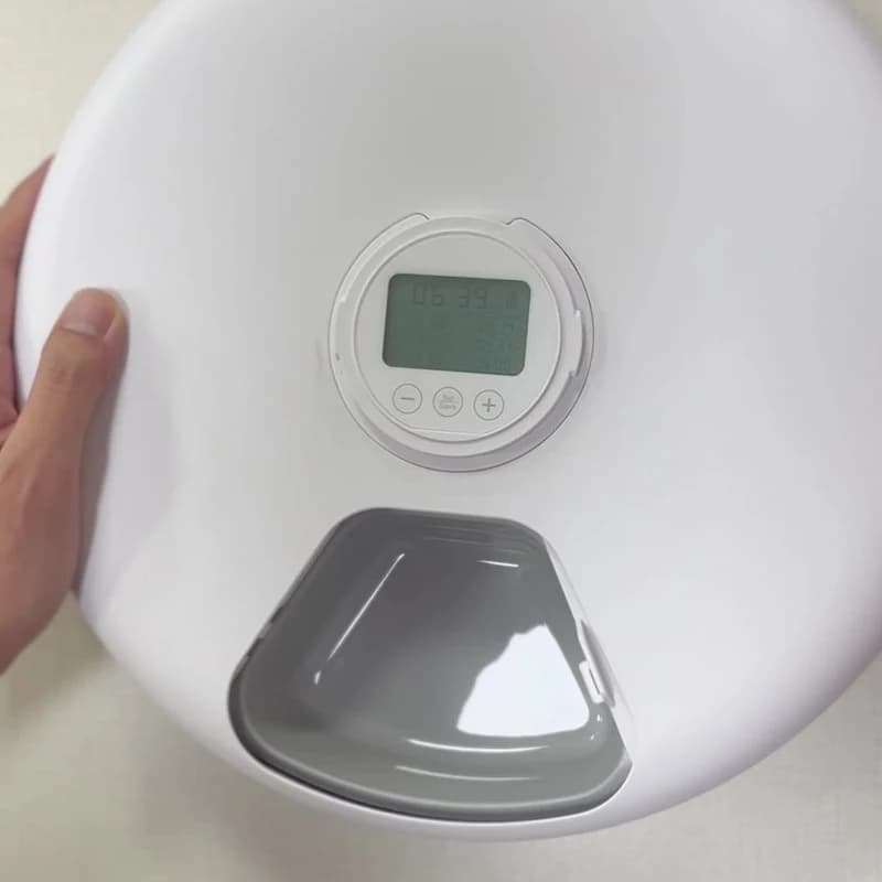 Spot Good Dry Wet Food Ciotole per animali domestici Mangiatoie con 2 impacchi di ghiaccio Mangiatoia automatica per gatti Sei pasti Ciotole per alimenti secchi e bagnati per animali domestici con 2 impacchi di ghiaccio
