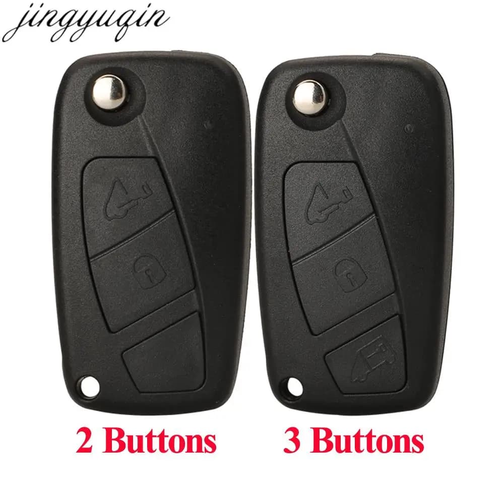 Jingyuqin 2 3 Bottoni Chiave A Distanza Dell'automobile Caso Borsette Per Fiat Ducato Iveco Citroen Relè Peugeot Boxer 2006 2007 2008 SIP22 Fob