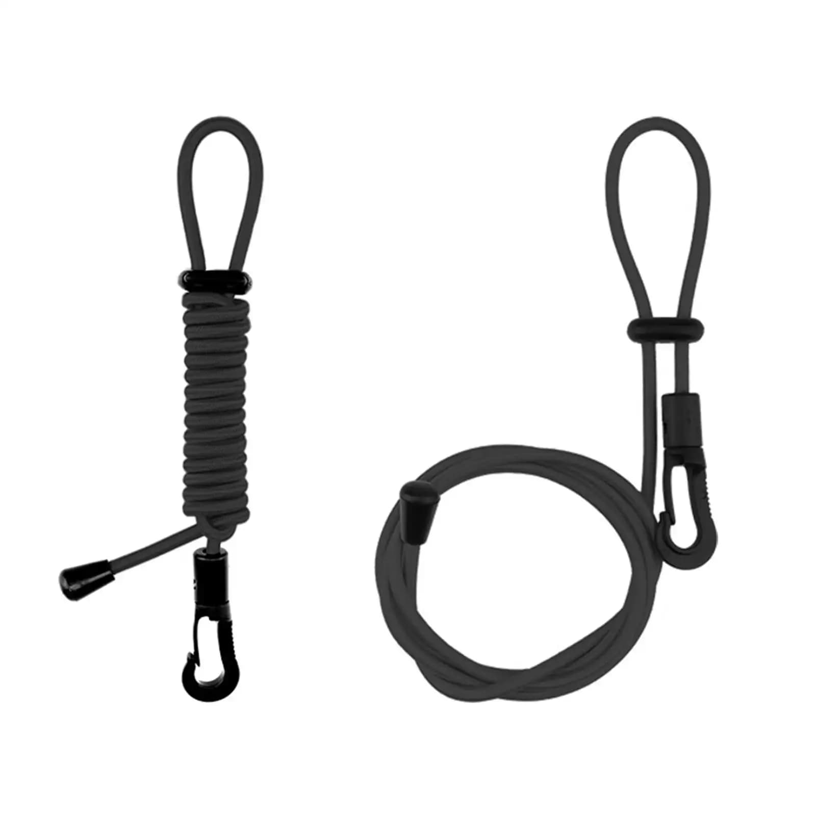 Paddle Leash Strong Elastic Bungee Cord Rowing Accessory for Kayak Canoe Boat Protection and Paddle Safety