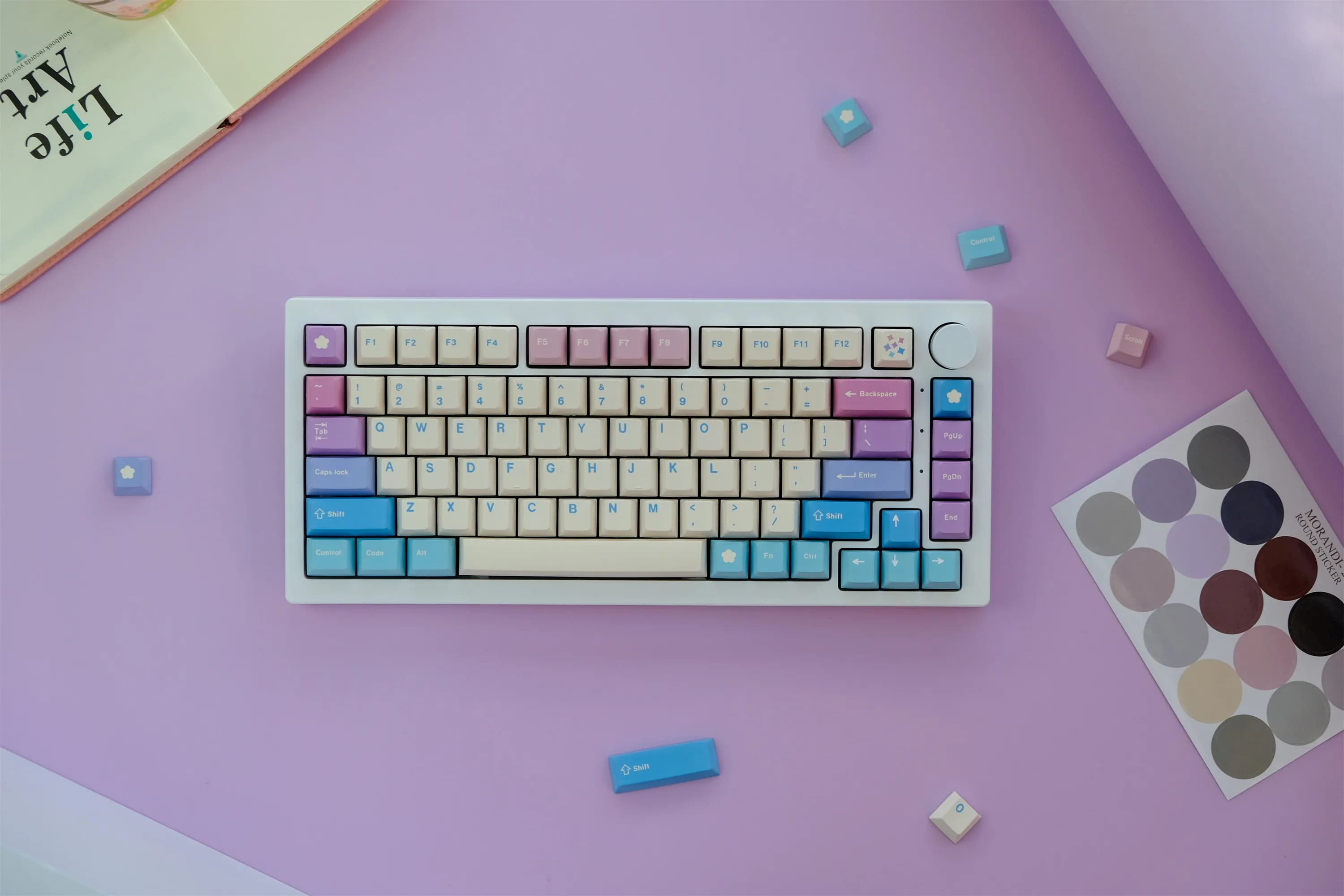 GMK Fairy Keycaps 130 Keys PBT Material Cherry Profile DYE-SUB Customized Keycaps For MX Switch Mechanical Keyboard Keycaps