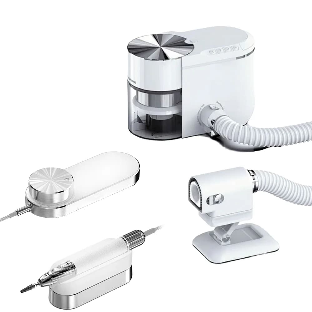 New Coming Electric 2-in-1 Nail Manicure Drilling Nail Vacuum Cleaner for Home Salon