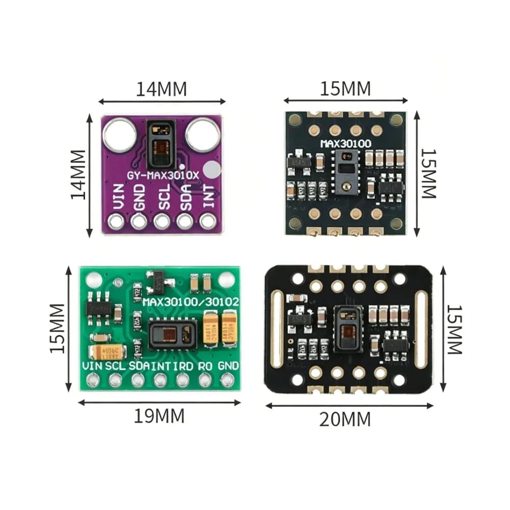 1pcs GY-MAX30102 Blood Oxygen Concentration Sensor Module Heart Rate Click MAX30100 Sensor Breakout Board For Arduino