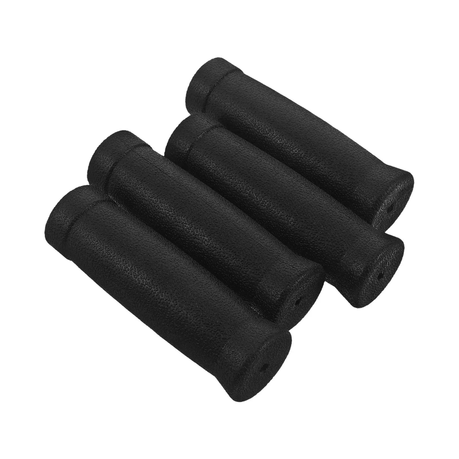 4Pcs Fitness Equipment Handle Covers Ergonomic Non-Slip Plastic Barbell Handle Grip Sleeves for Weight Lifting Pull Up Bars