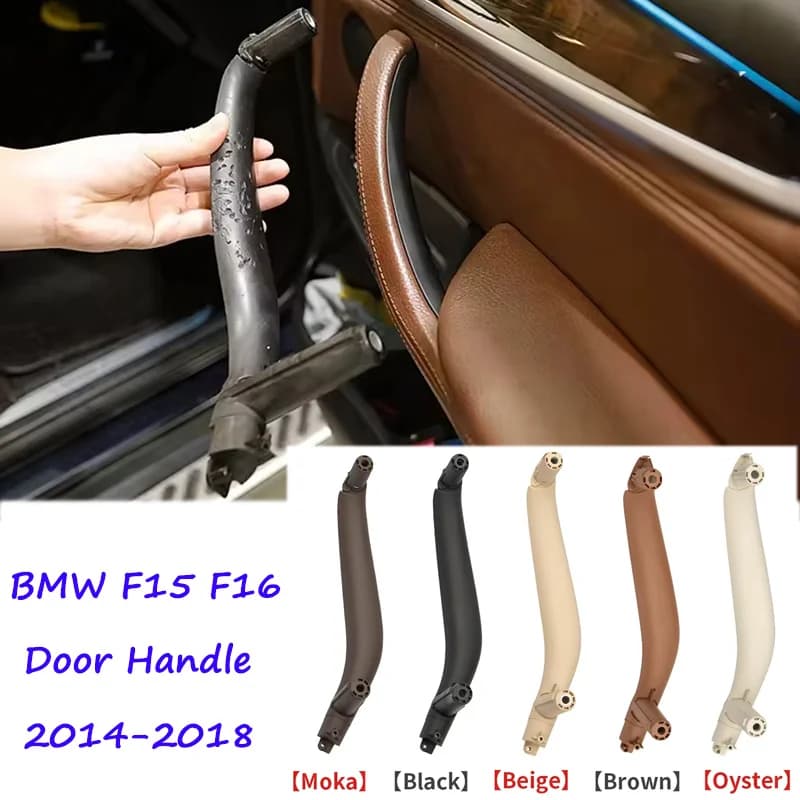 Sinistra Destra Singola Auto Maniglia Interna Della Porta Interna All'interno ABS Tirare Maniglia Trim per BMW X5 X6 F15 F16 2014-2018