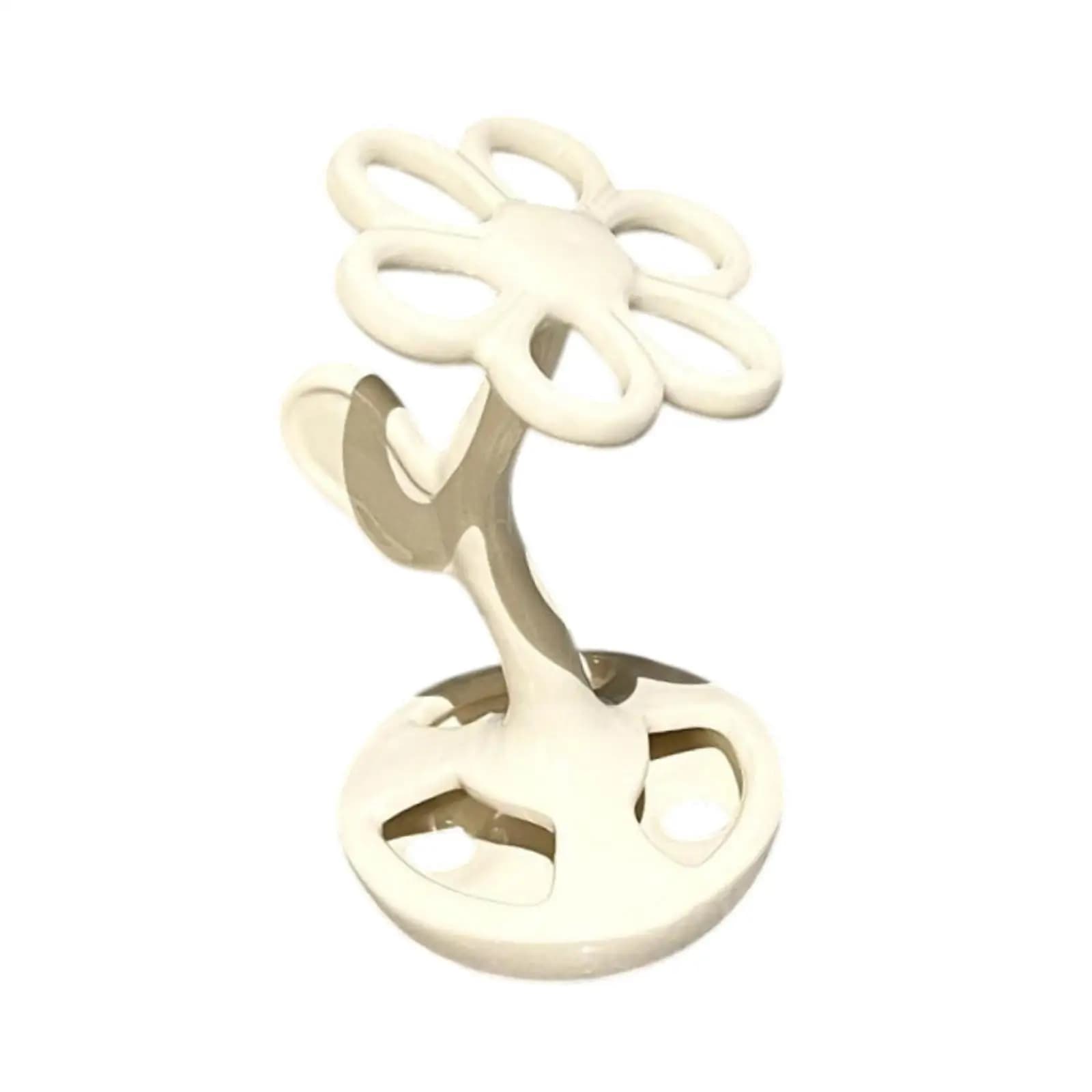 Portaspazzolini in Ceramica Salvaspazio, Supporto Versatile per Spazzolini da Bagno, Ideale per Vanity, Hotel, Dormitorio