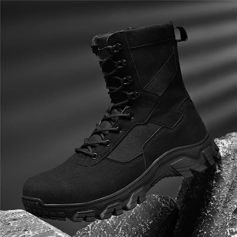 Men's high-top outdoor field training boots Four seasons breathable non-slip lightweight jungle combat boots casual hiking boots