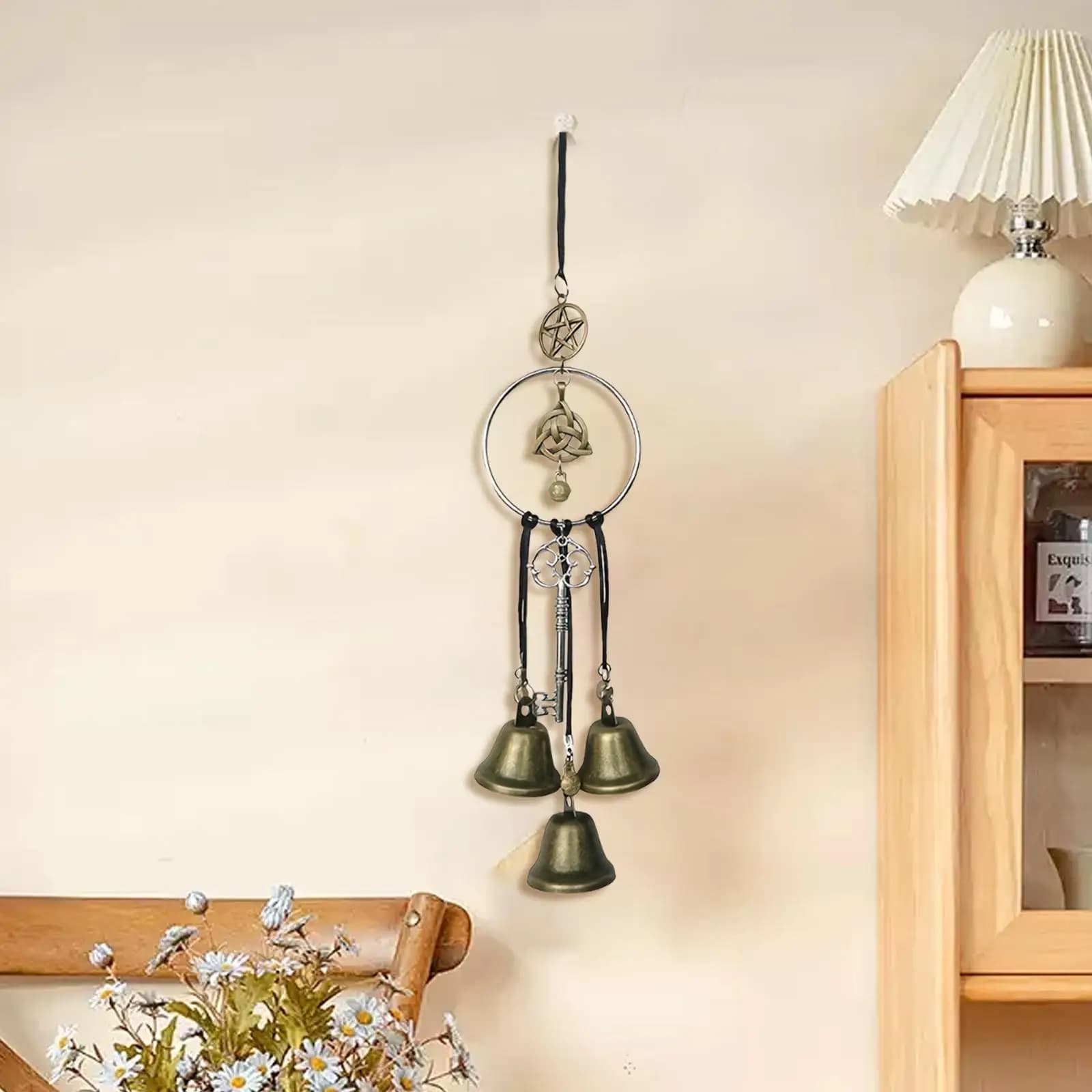 Witch Bell DIY Kit for Door Knob Metal Handmade Hanging Bells Wind Chimes
