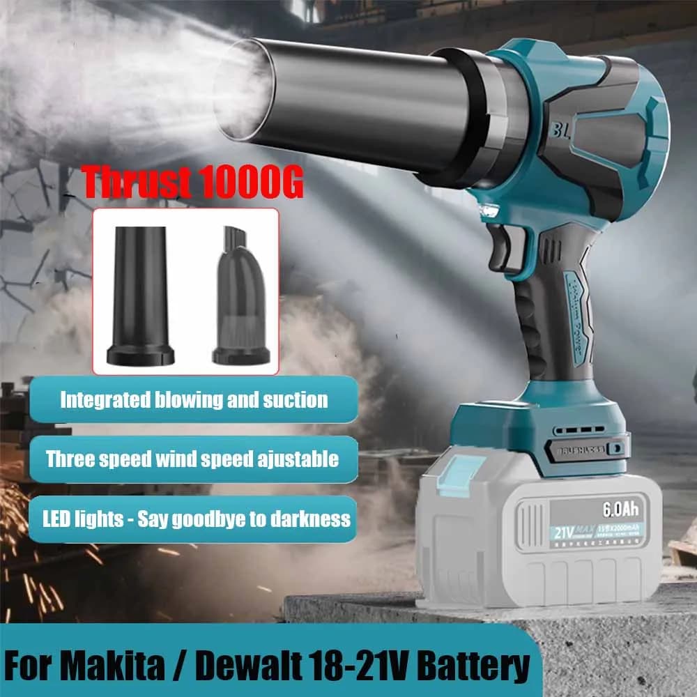 Per Makita 18V Batteria Brushless 3-Gear Cordless Ventilatore Aspirapolvere Air Duster 2in1 Palmare Pavimento Tappeto Auto Strumento di Potere