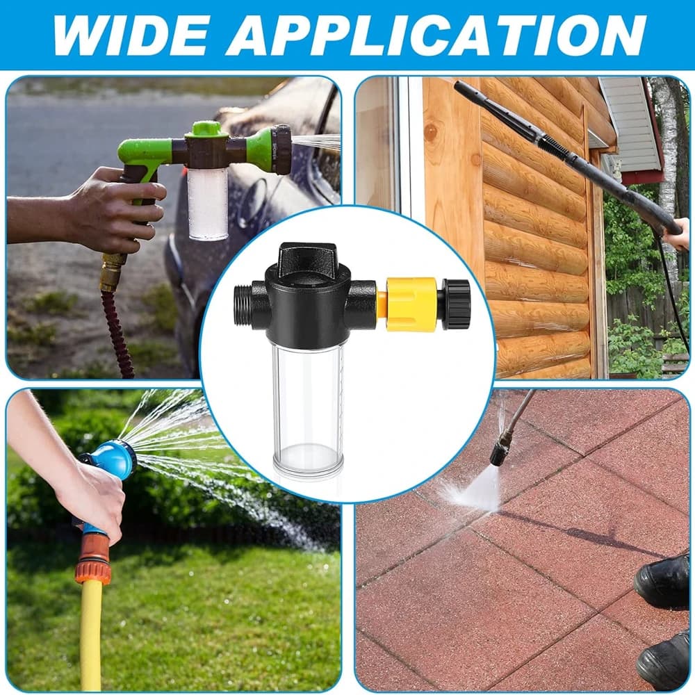 Motor Shaque Boat Engine Exhaust Mixer Liquid Flow Valve For Salt Removal Solution Connects With Garden Pipe Spray Nozzle