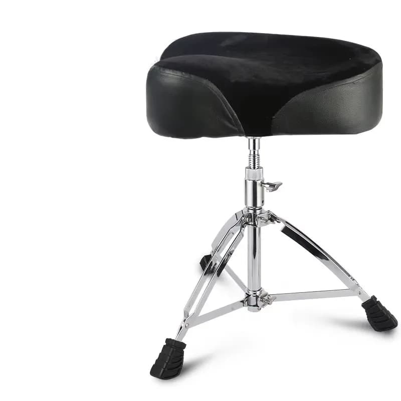 Trono professionale per batteria a sgancio rapido, sgabello imbottito con schienale, altezza regolabile per lunghe sessioni pratiche