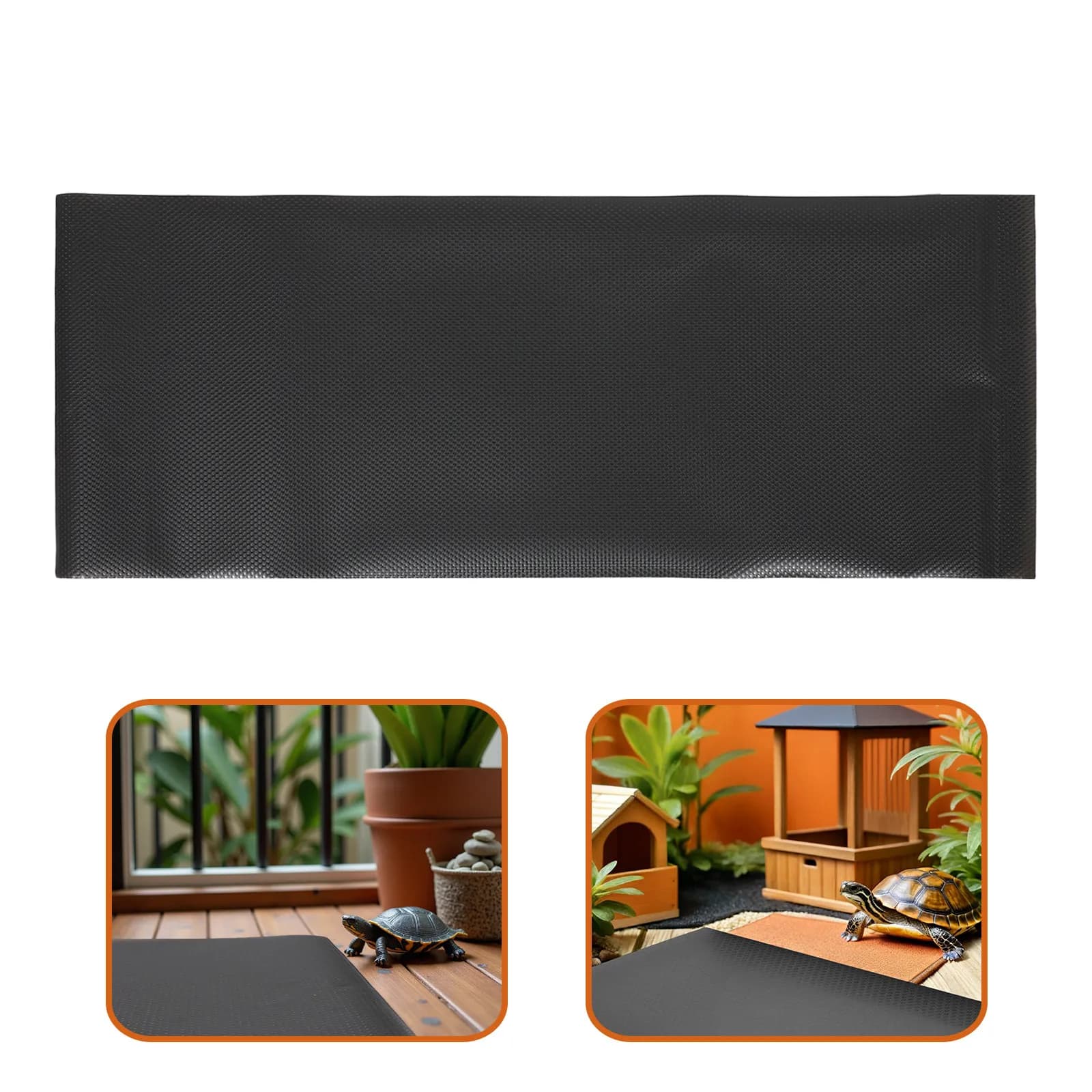 3Pcs Reptile Carpet Mat 40x100cm Odorless Easy-Clean Reusable Terrarium Substrate Liner for Lizard Gecko Enclosure Anti-Slip
