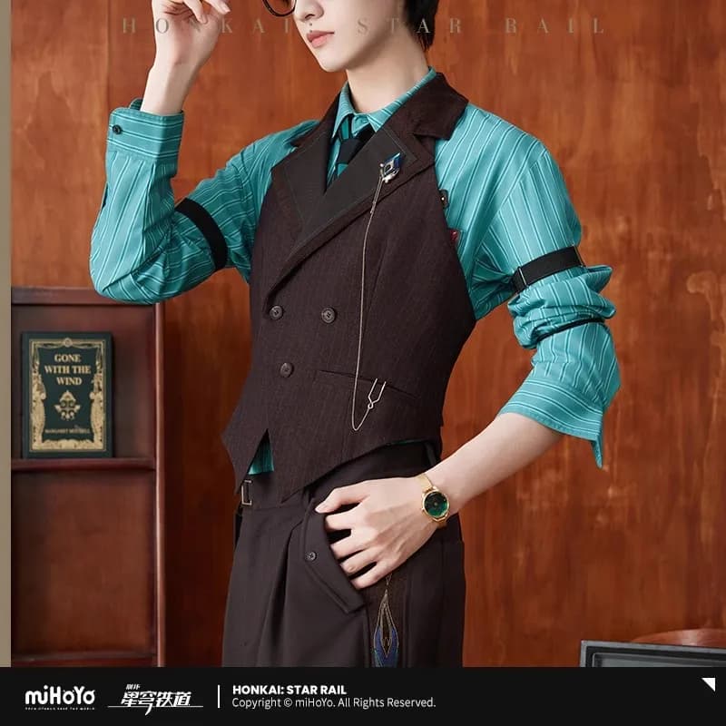 miHoYo Ufficiale Avventurina Gilet Genuino Honkai Star Rail Avventurina Tema Giacca Cosplay Cappotto Abbigliamento SWaistcoat Regalo di Natale