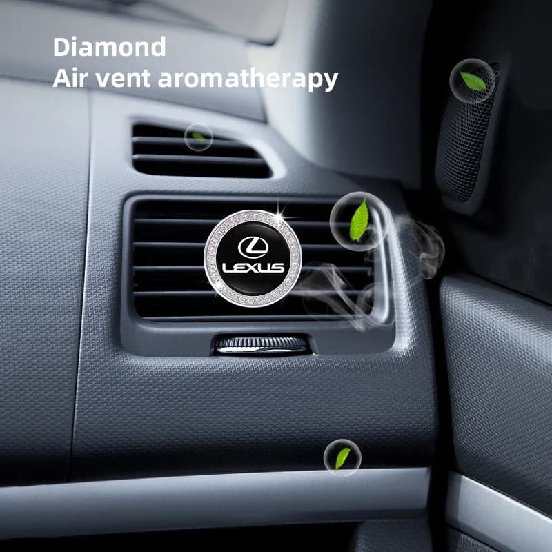 Emblems Car Freshener Solid Perfume Air Conditioner Vent Fragrance Clip For Lexus RX330 IS250 Ct200h ES300h RX350 Car Flavoring