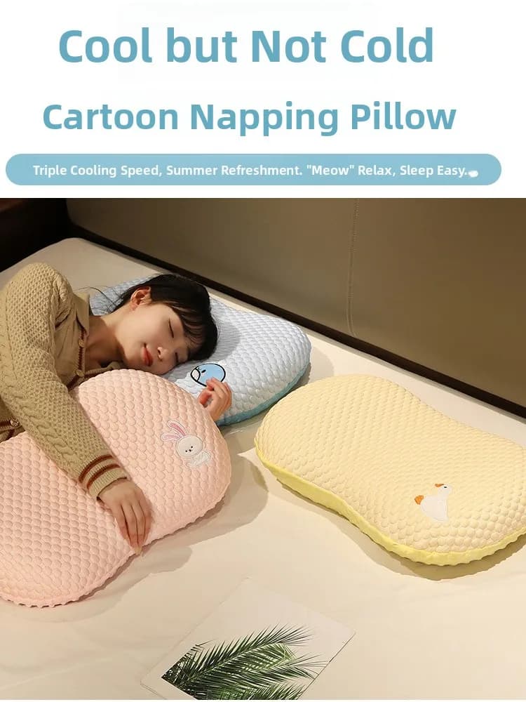 Cuscino in Memory Foam a Forma di Cartone Animato per Bambini, Supporto Lombare per Letto e Divano, Cuscino Multifunzionale Terapeutico