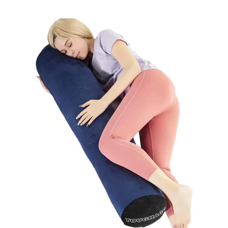 Cuscino lungo cilindrico Toughage cuscino gonfiabile cuscino a cuneo cuscino a rullo cuscino d'aria supporto per il corpo gamba lombare Pad di posizione Yoga