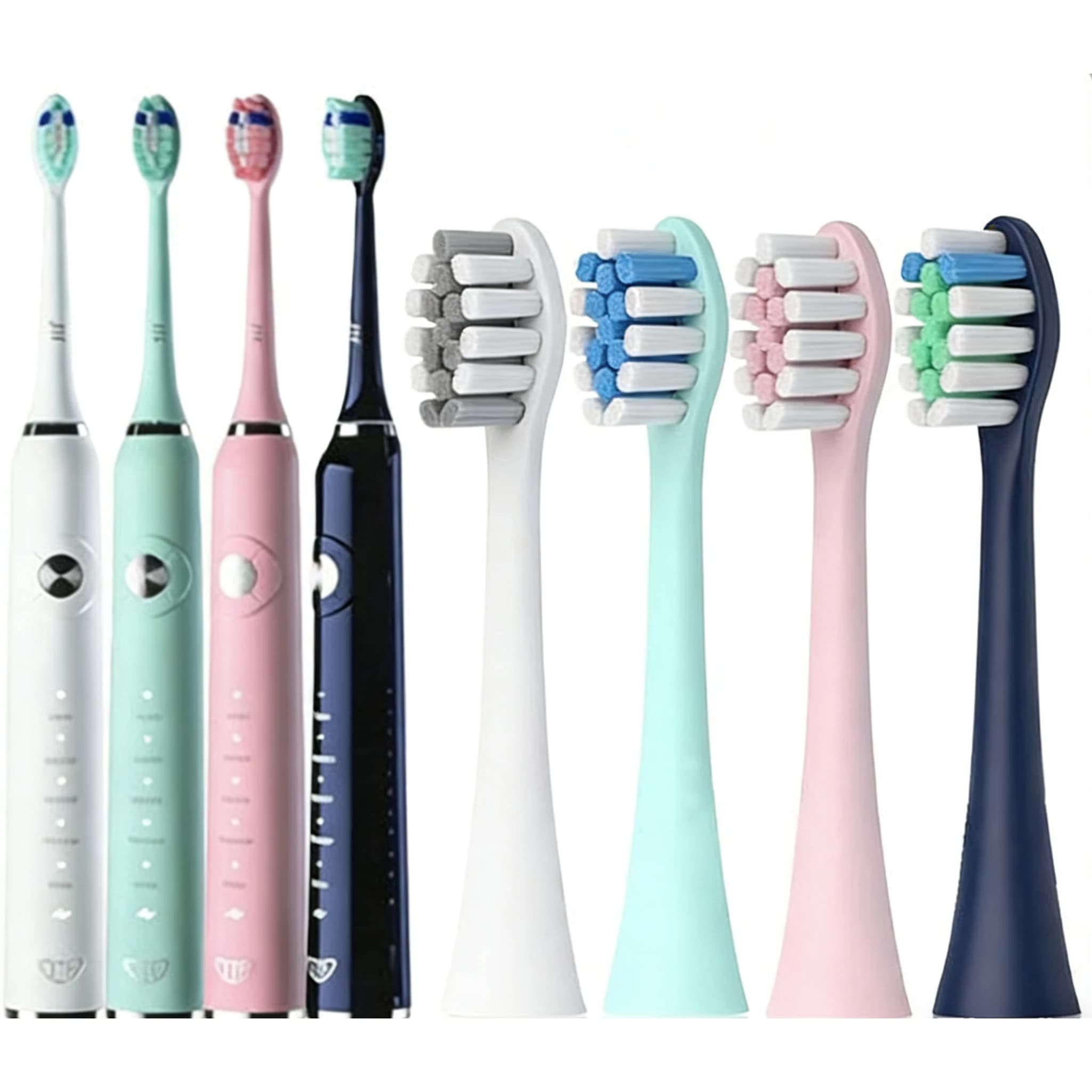 Replacement Toothbrush Heads For JTF P200 Electric Toothbrush Sonic Electric Toothbrush Soft DuPont Bristles Nozzles