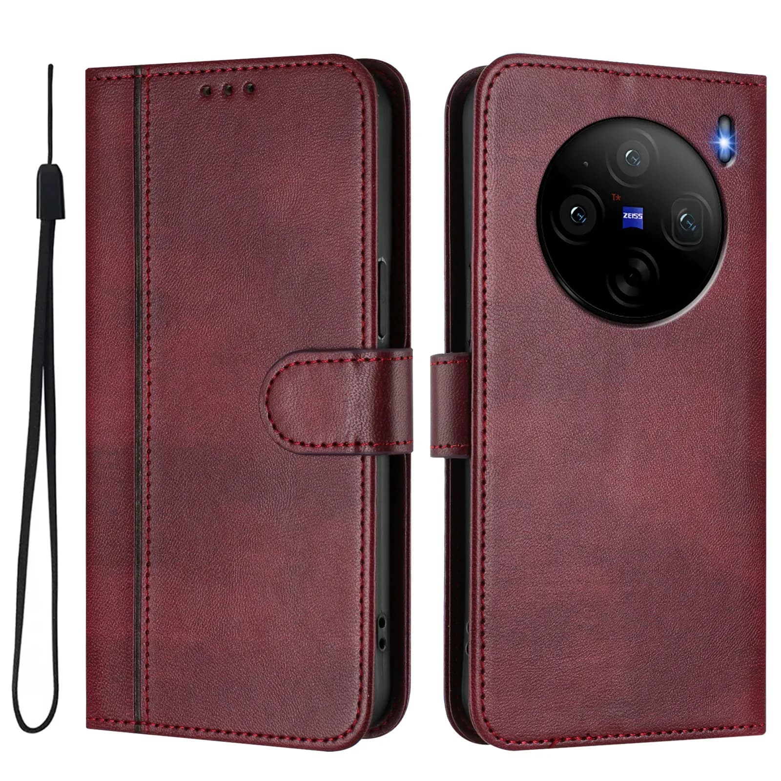 Magnetic Flip Wallet Phone Case For VIVO X300 Pro X300 X100s Pro X100 Pro X100s X100 T4x T4 T3 Ultra T3x T2 T1 Leather Cover
