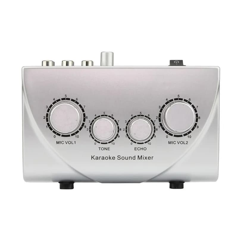 Karaoke Echo Sound Mixer Machine Echo Mixer System DJ Equipment Karaoke Mixer Audio digitale per amplificatore per feste in famiglia