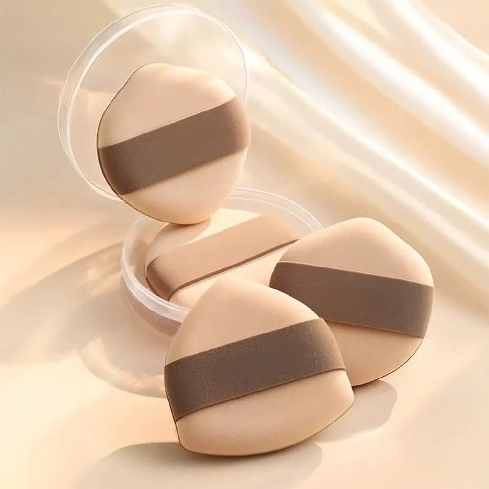 2 Pieces Sprinkler Makeup Velvet Effect Chocolate, Soft and Resistant, for Application Corrector and Dissolving Powder