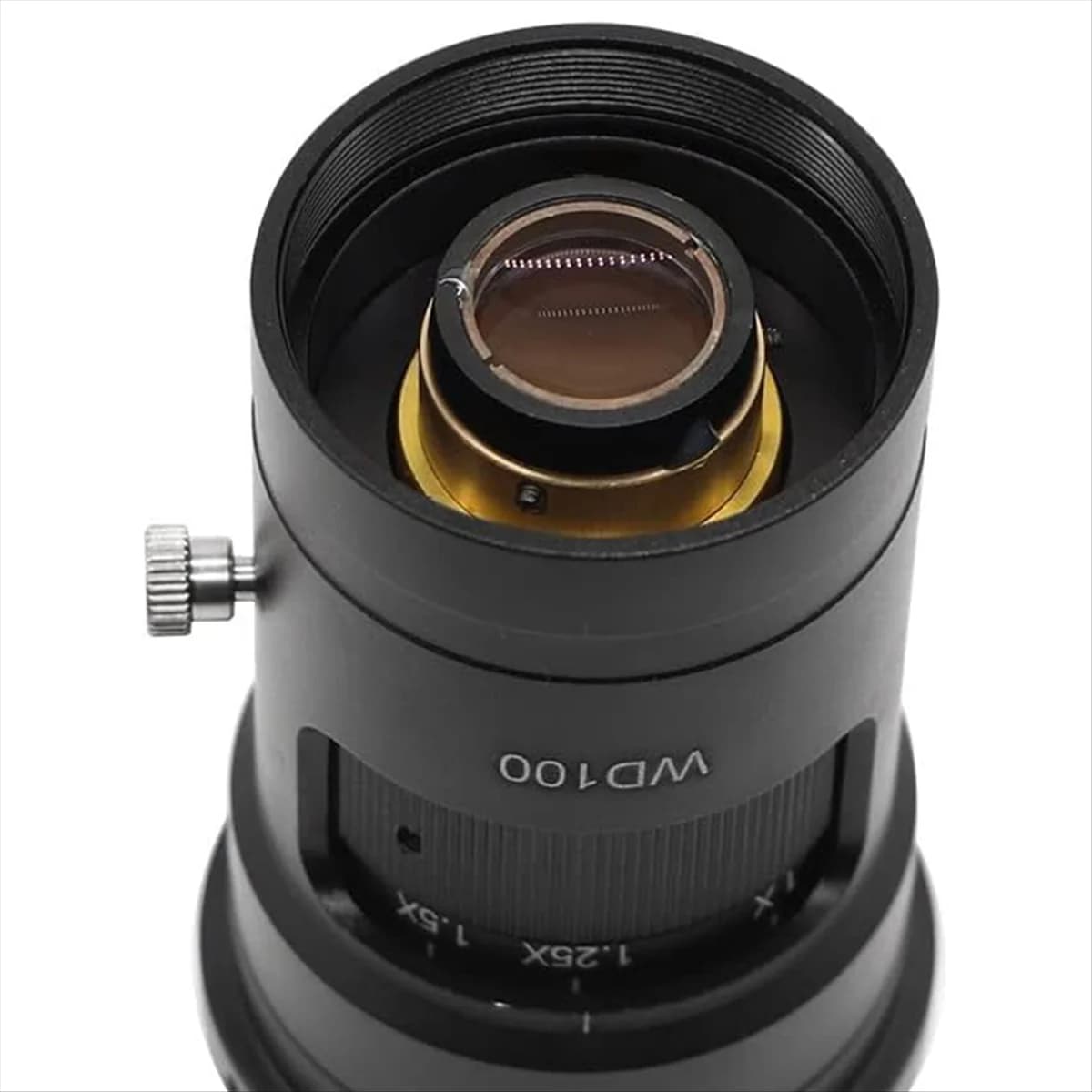 BOFOP Accessori per microscopio da laboratorio Ingrandimento regolabile Obiettivo con attacco C per fotocamera per microscopio USB VGA compatibile HDMI 180X