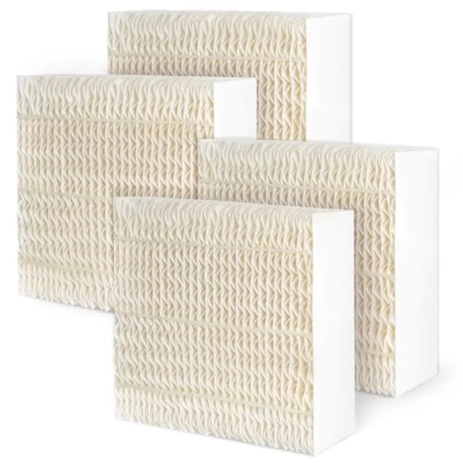 Techecook 1043 Filtri a Stoppino Super Umidificanti, Confezione da 4, Ricambio per Umidificatori Evaporativi Essick AirCare EP9500 EP9700 EP9800