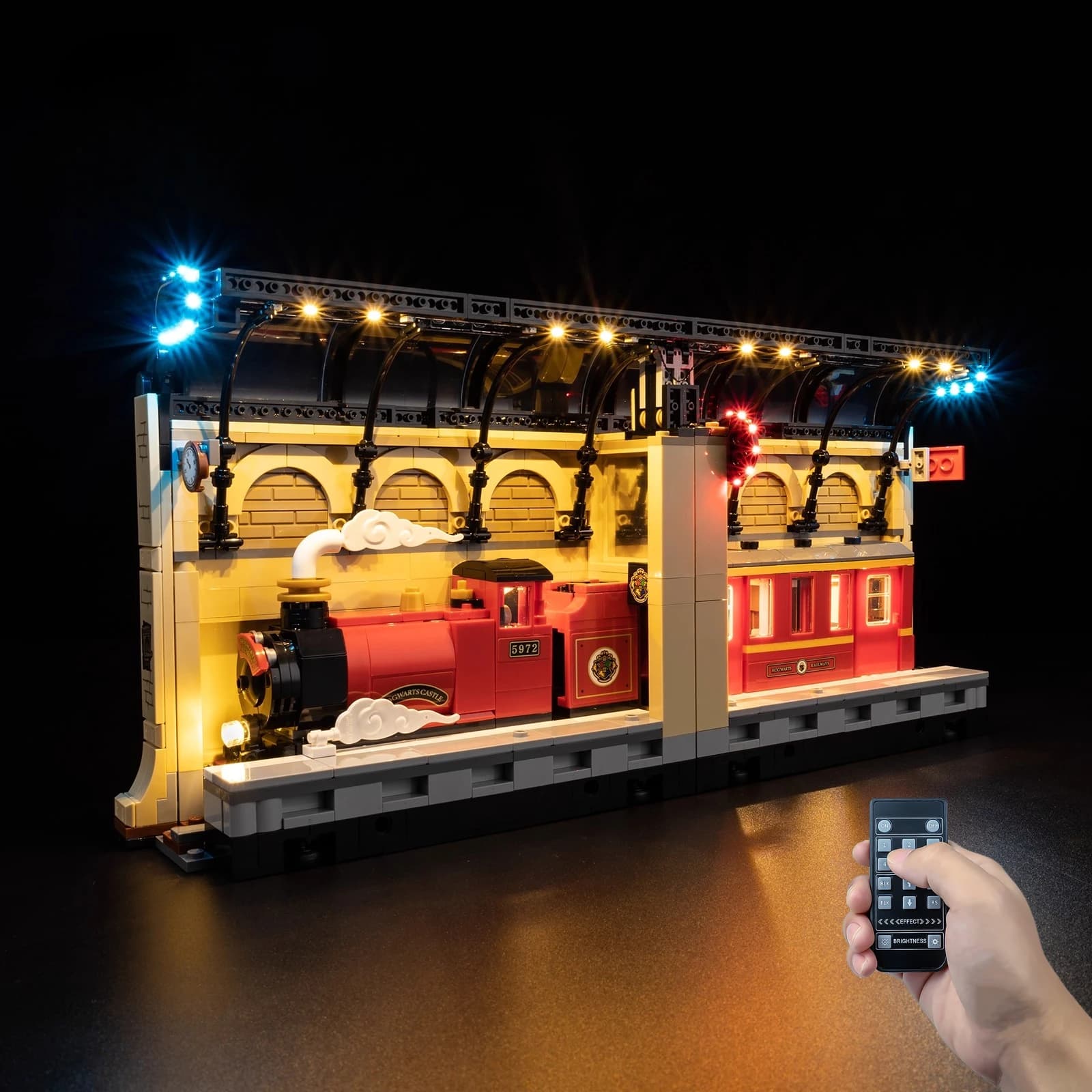 Set di illuminazione a LED senza modello adatto per LEGO Harry Book Nook: Hogwarts Express 76450 (blocco non incluso)