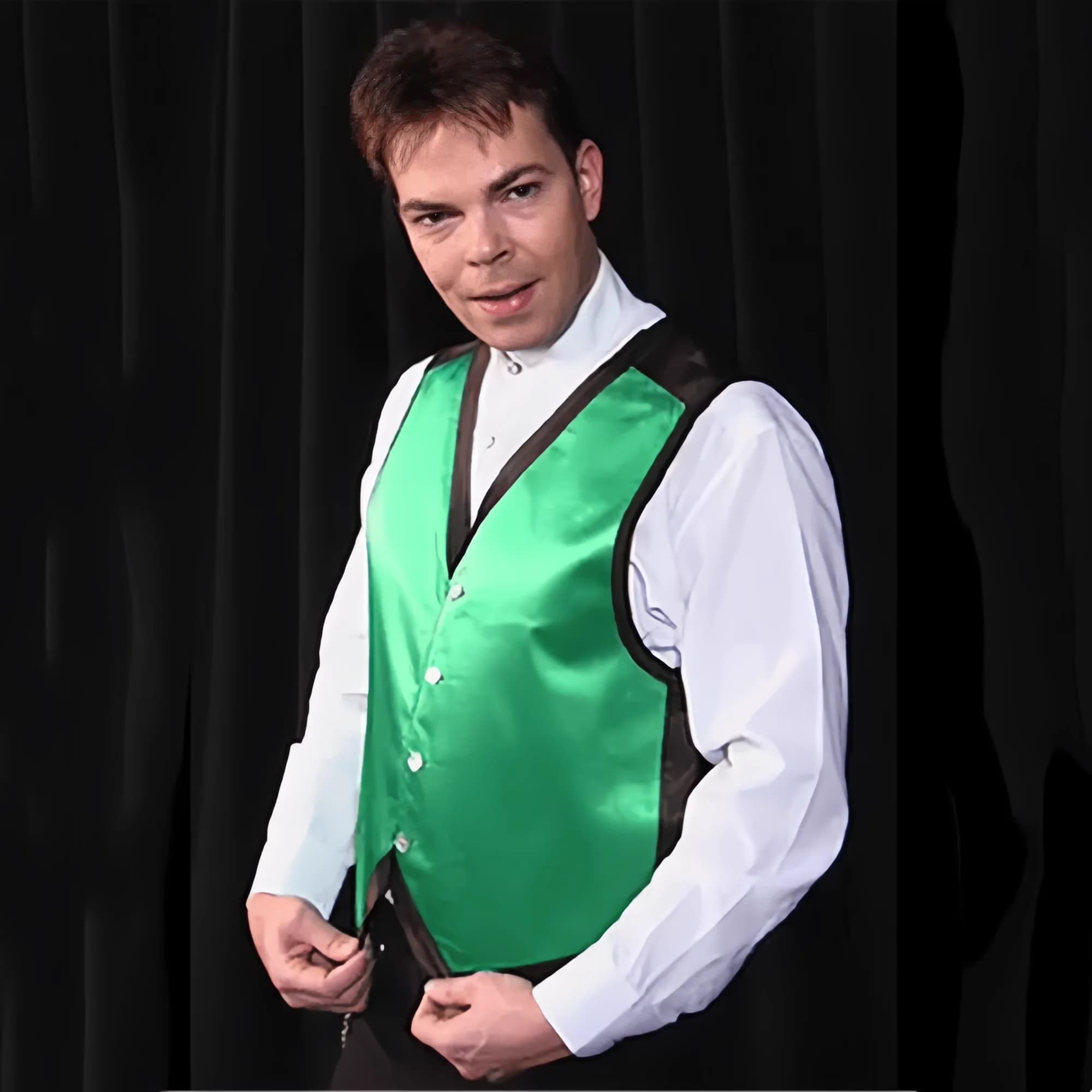 Gilet che cambia colore Gilet Quattro colori Trucchi magici da palcoscenico Mago Illusioni ravvicinate Magia Accessori Magia Mentalismo